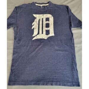 MLB blue Detroit Tigers Medium T-shirt Old English "D" logo